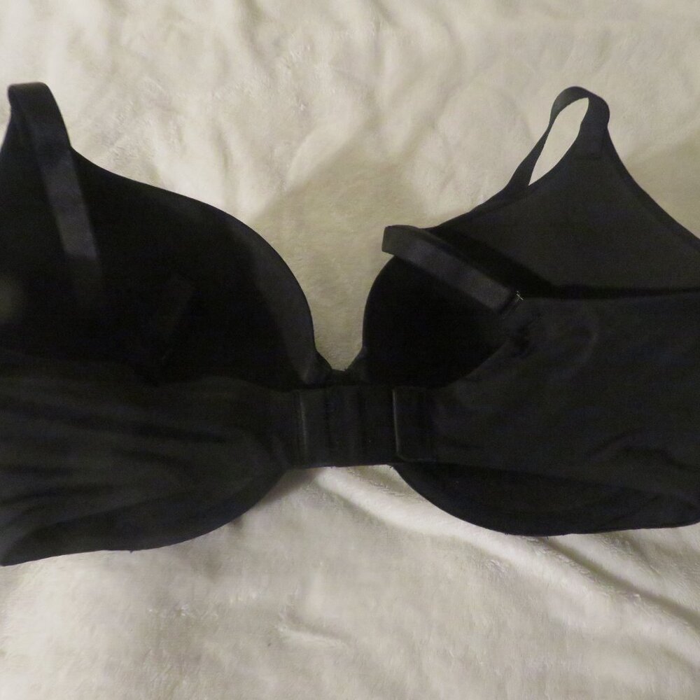 Victoria's Secret Black T-Shirt Push Up Bra 34DDD - Picture 3 of 5